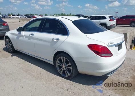 2016 Mercedes-Benz C 300 Luxury/Sport from USA, damaged, VIN 55SWF4JB0GU170482